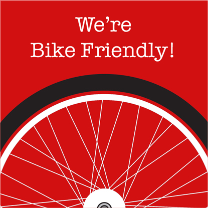 We're bike friendly!
